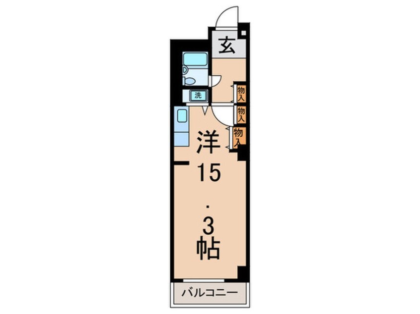 間取図 アクティ目黒駅前１号棟