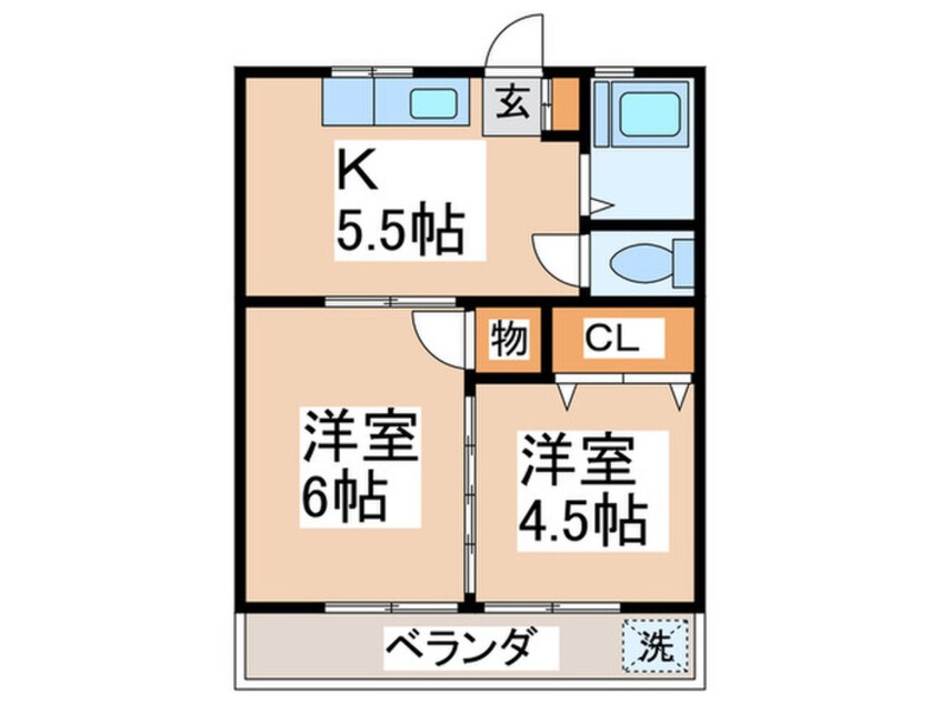 間取図 英進ハイツ