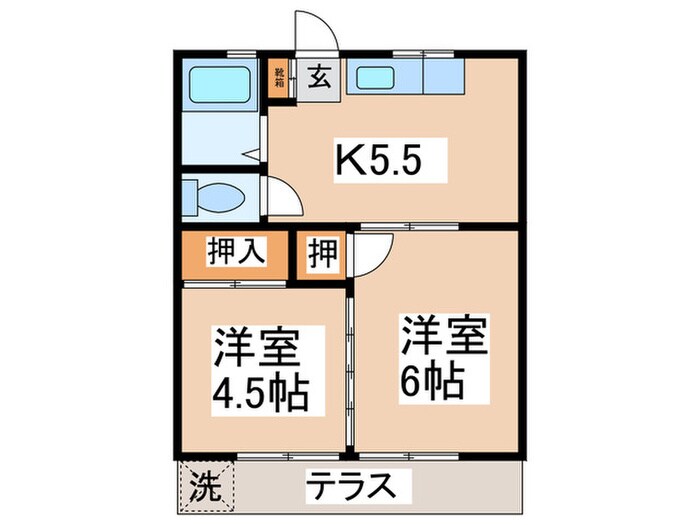 間取り図 英進ハイツ