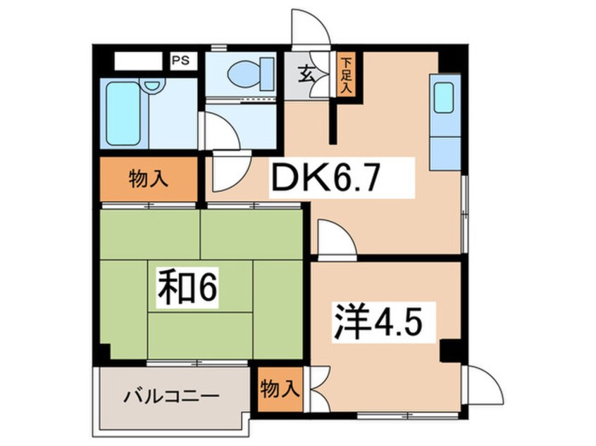 間取図 中西ビル