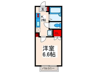 間取図 ブランシュ・ネ－ジュＡ