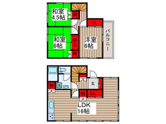間取図 五香西4丁目貸戸建