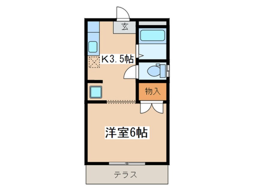 間取図 ピュアタウン北矢名