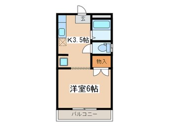 間取図 ピュアタウン北矢名