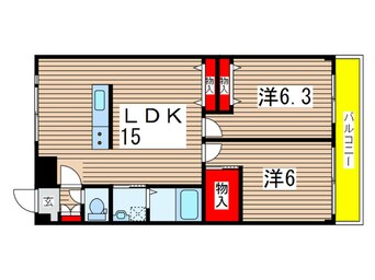 間取図 アメニティ２１