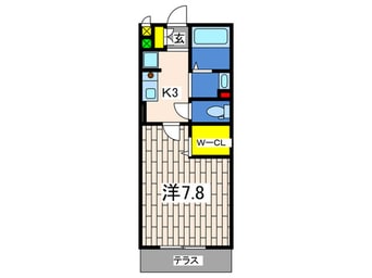 間取図 モナリエ平戸