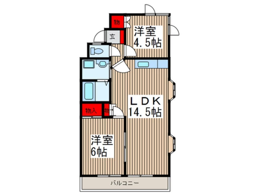 間取図 グランドヒルズ