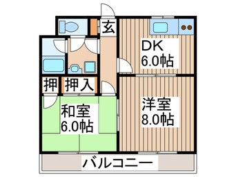 間取図 ミルキ－ウェイつきみ野