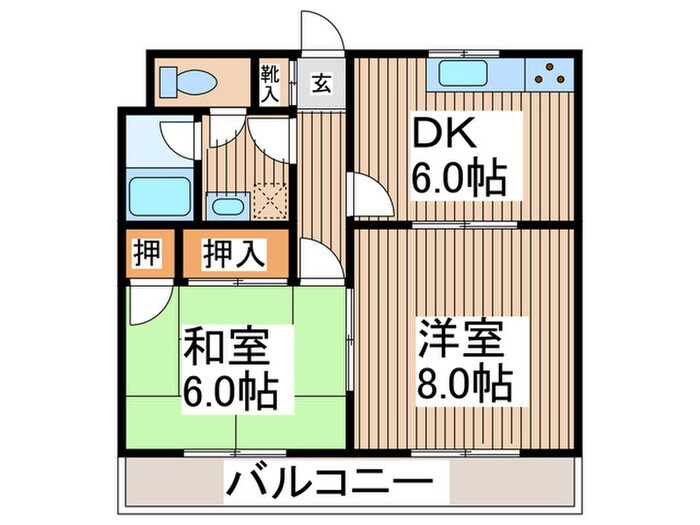 間取り図 ミルキ－ウェイつきみ野