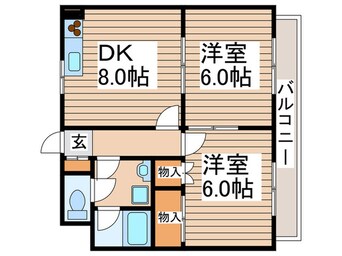 間取図 ミルキ－ウェイつきみ野