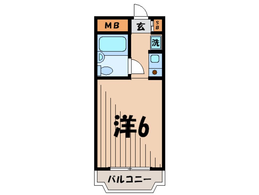 間取図 モナ－クマンション大岡山(303)