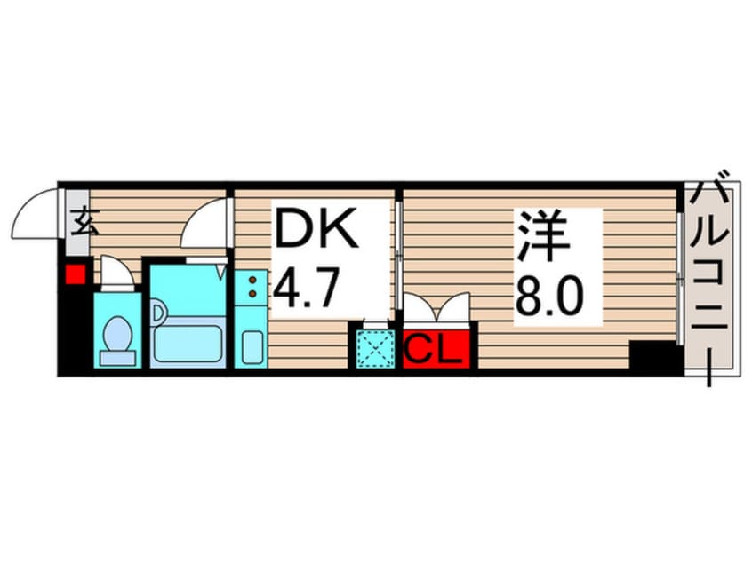 間取図 レジデンスクラモト