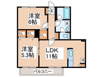 間取図 グランシ－ド