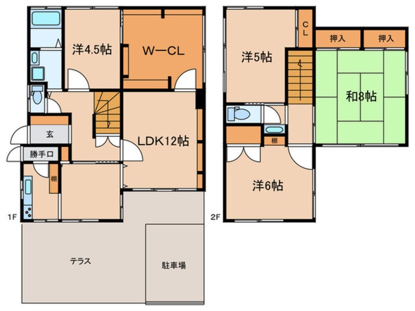 間取図 奥沢７丁目戸建て