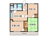 Ｐｉａｃｅｖｏｌｅ 3DKの間取り