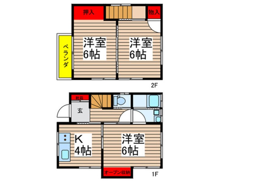 間取図 市川市曽谷４丁目戸建てⅡ