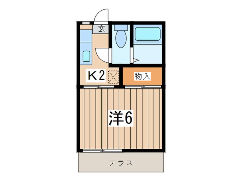 間取図 グリ－ンパ－ク