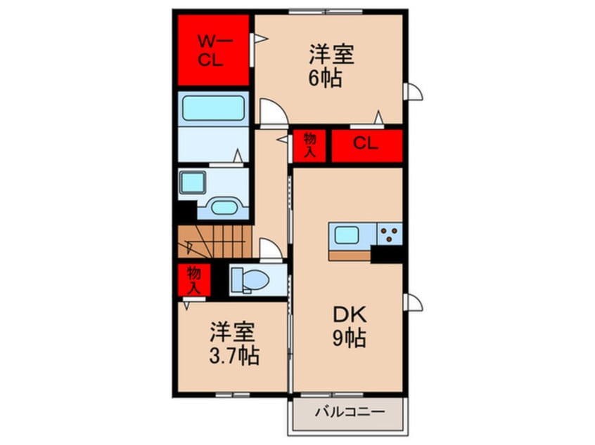 間取図 メゾンホーリー