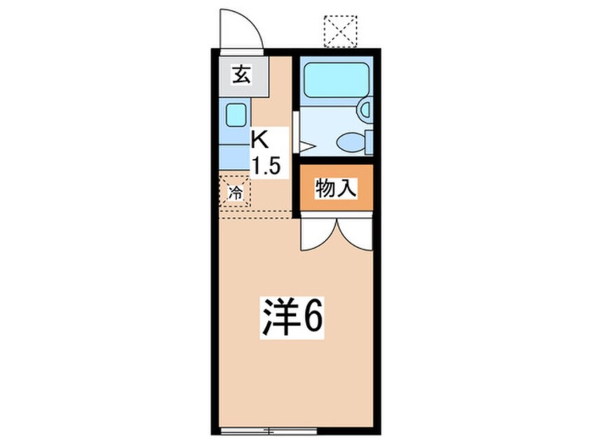 間取図 コ－ポ　カサピナ－ル