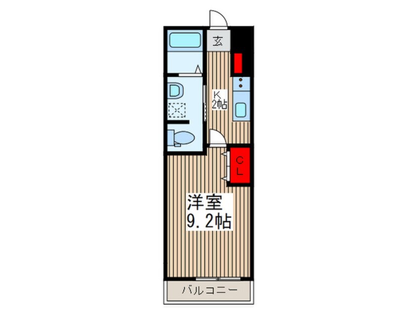 間取図 アイリスサワー