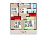 清水ハイツ 3DKの間取り