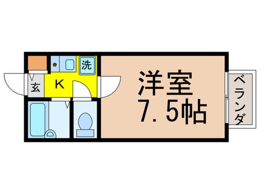 間取図 わかおハイツⅢ