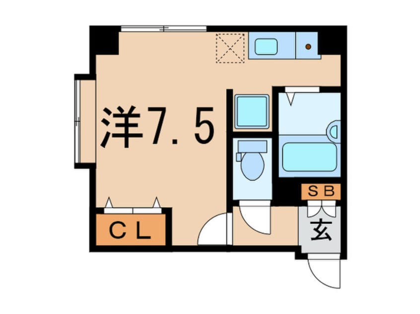間取図 グリ－ンコート