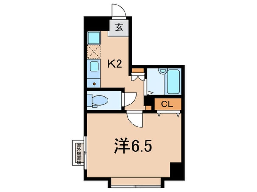 間取図 グリ－ンコート