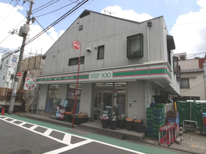 ローソンストア100西大井5丁目店(コンビニ)まで235m グリ－ンコート