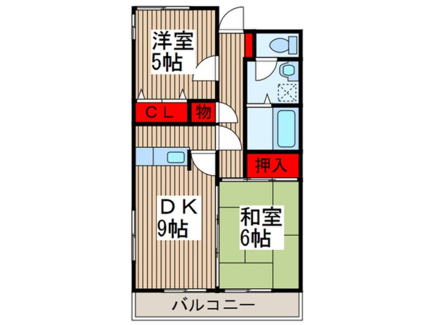 間取図 奈良町ハイツ