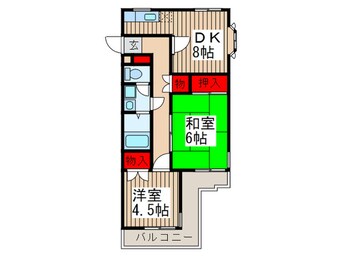 間取図 奈良町ハイツ