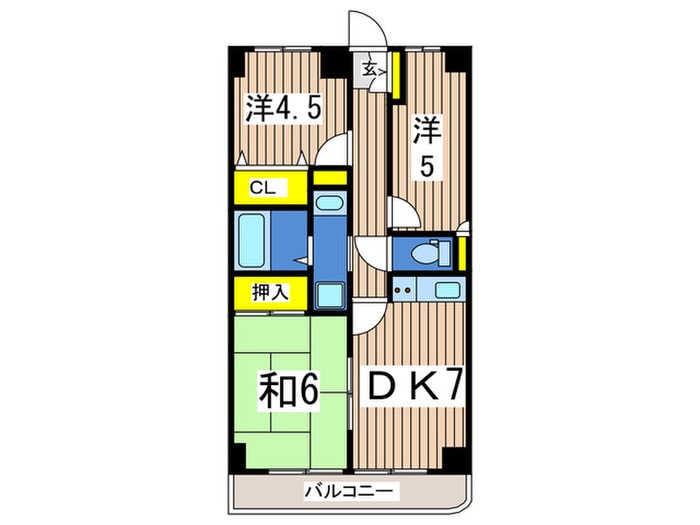 間取り図 プラージュ戸塚