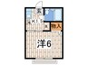 シティハイム  ラタン 1Kの間取り