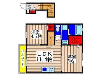 間取図 ＦＰ石神井公園