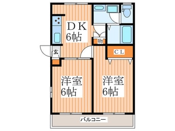 間取図 コンフォート芝久保