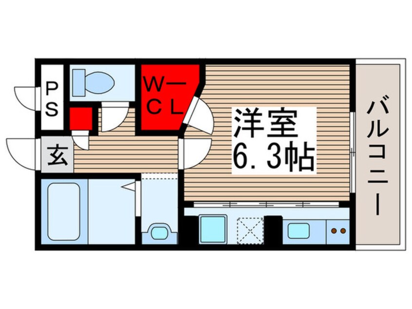 間取図 ロジュマンブリヤン