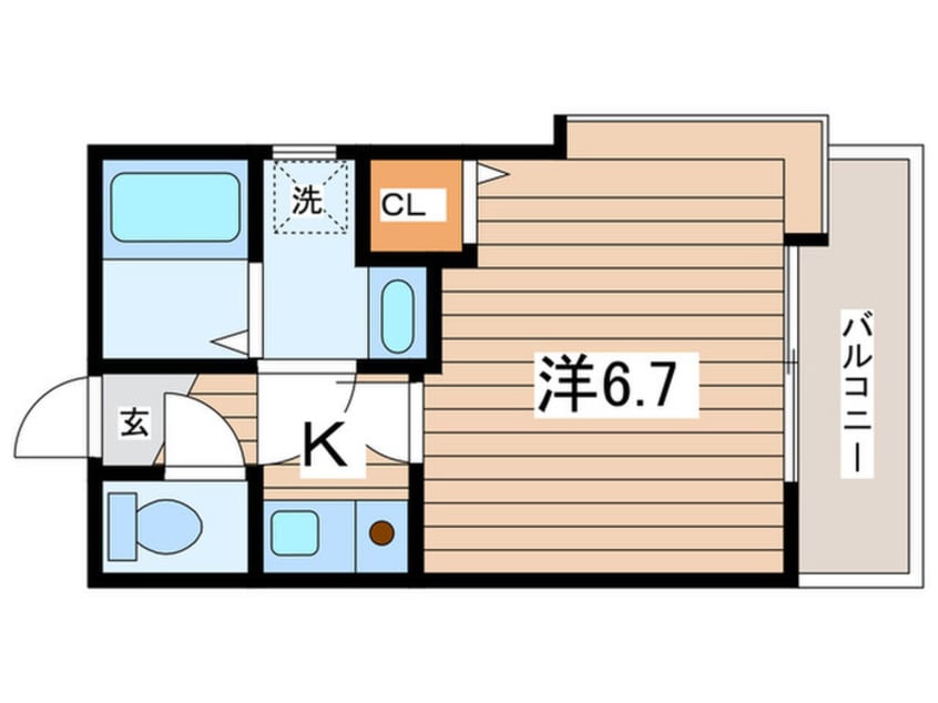 間取図 ＷＯＯＤ　ＢＥＬＬ　Ｖ