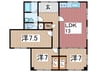 本町アーバンハイツ 3LDKの間取り