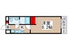 アイグランツ東松戸 1Kの間取り