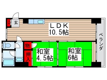 間取図 鴨下マンション