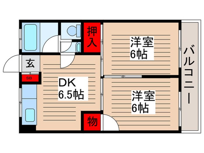 間取り図 鴨下マンション