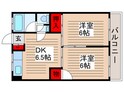 鴨下マンションの間取図