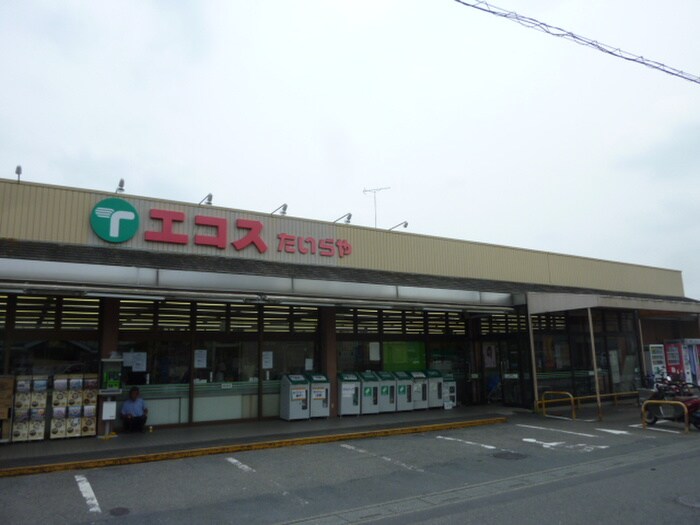 エコス高萩店(スーパー)まで452m ウォ－タ－ミル壱番館