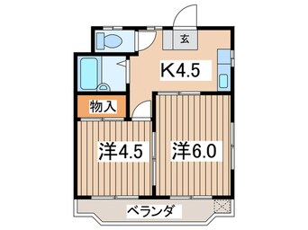 間取図 ノガサンハイツ