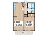 ハイツＭ５ 1LDKの間取り