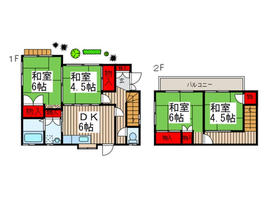 間取図 小林貸家