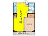 フジビル 1LDKの間取り