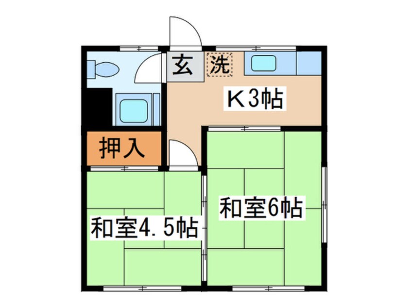 間取図 鈴木荘