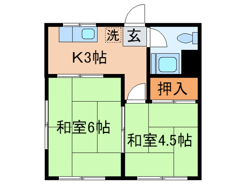 間取図 鈴木荘