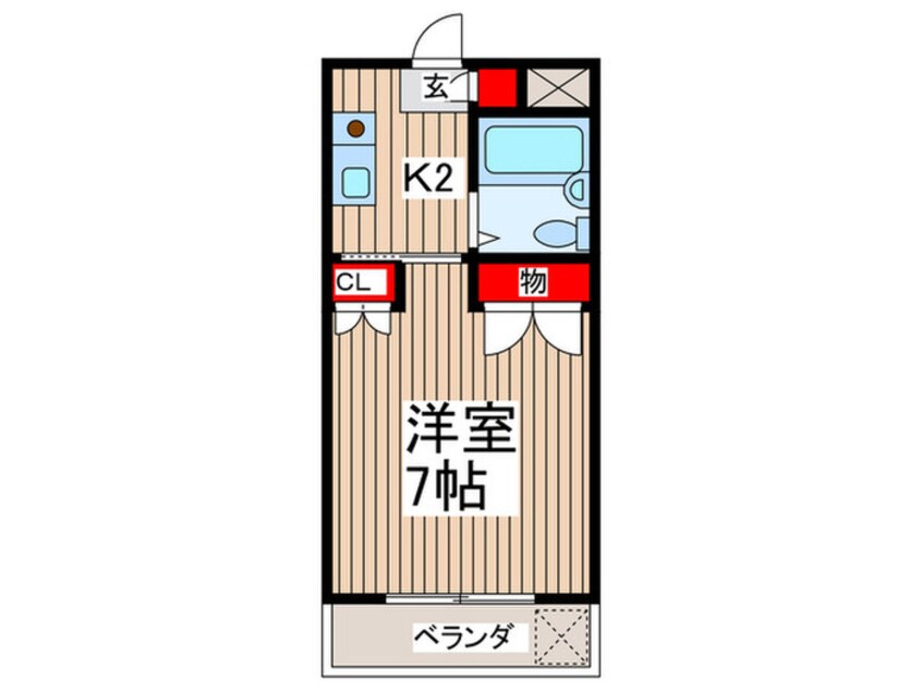 間取図 フォ－シム庚申坂